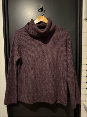 Linden Cozy Plum Turtleneck Sweater